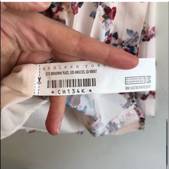 Endless Rose Floral Pleated Skirt - Picture 7 of 9